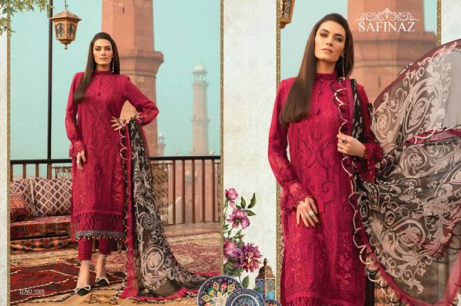 Safinaz Maria B 9 Latest Designer Festive Wear Lawn Cotton Embroidery Pakistani Salwar Kameez